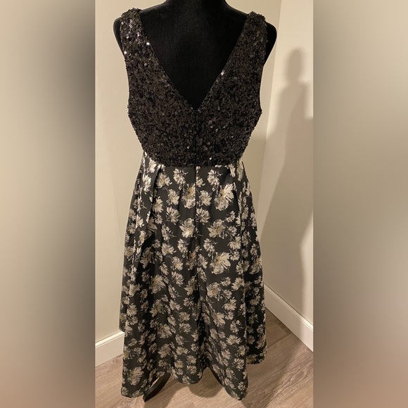 Coast Sequin & Brocade Cocktail Dress - Picture 2 of 5